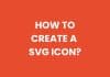 How to create a SVG icon?